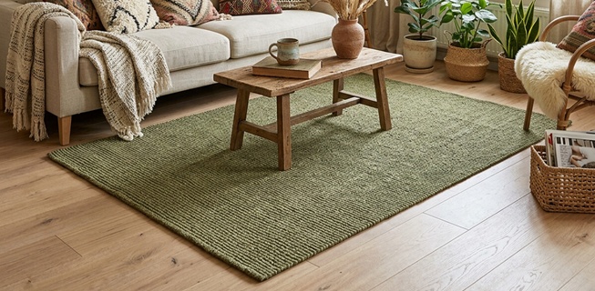 Bouclé Jute detail textury